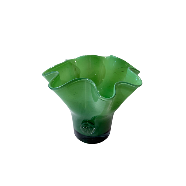 Half Past Seven Home Lettuce Leaf Vase, Petite