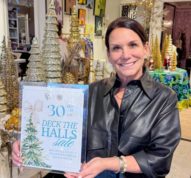 50% off holiday decor: deck the halls sale